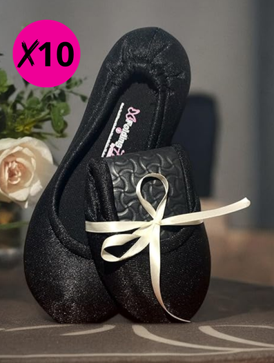 10 pares de flats modelo SAT SATINADAS