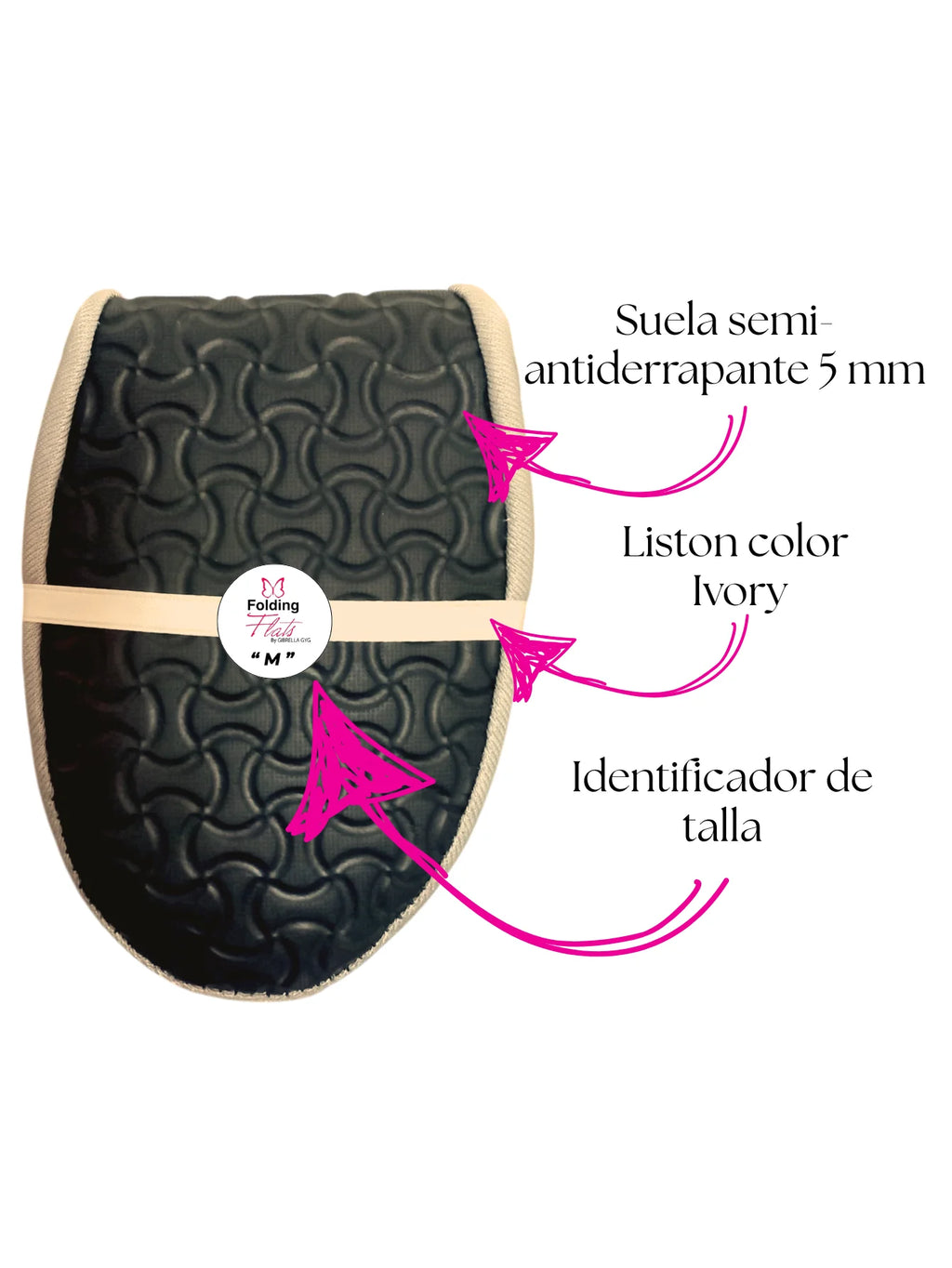 30 pares de flats modelo DUB MATE