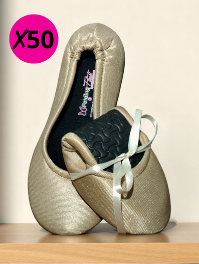 50 pares de flats modelo SAT SATINADAS
