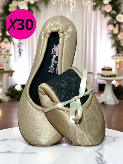 30 pares de flats modelo SAT SATINADAS